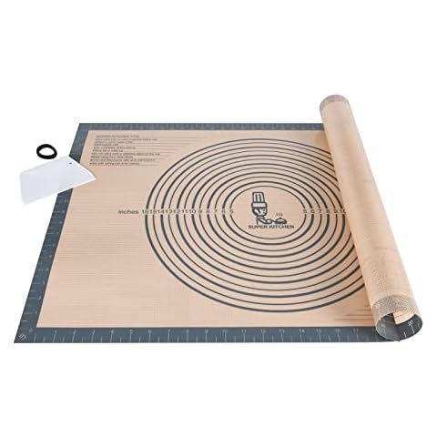 SUPER KITCHEN Groß Rutschfeste Backunterlage Silikon Backmatte Cover