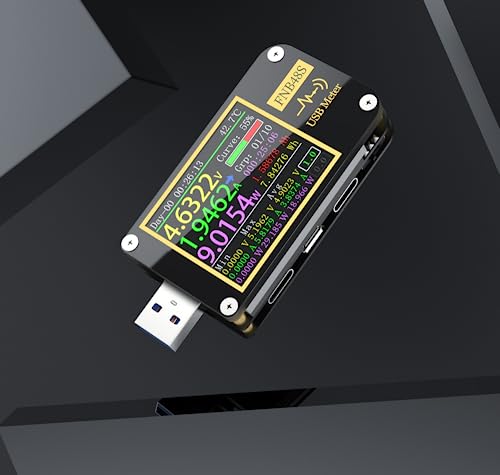 Testeur USB FNB48S Voltmètre Ampèremètre pour Analyser et Résoudre les Charge Lentes