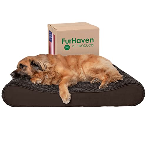 Furhaven Orthopedic Dog Bed for Large Dogs w/ Removable