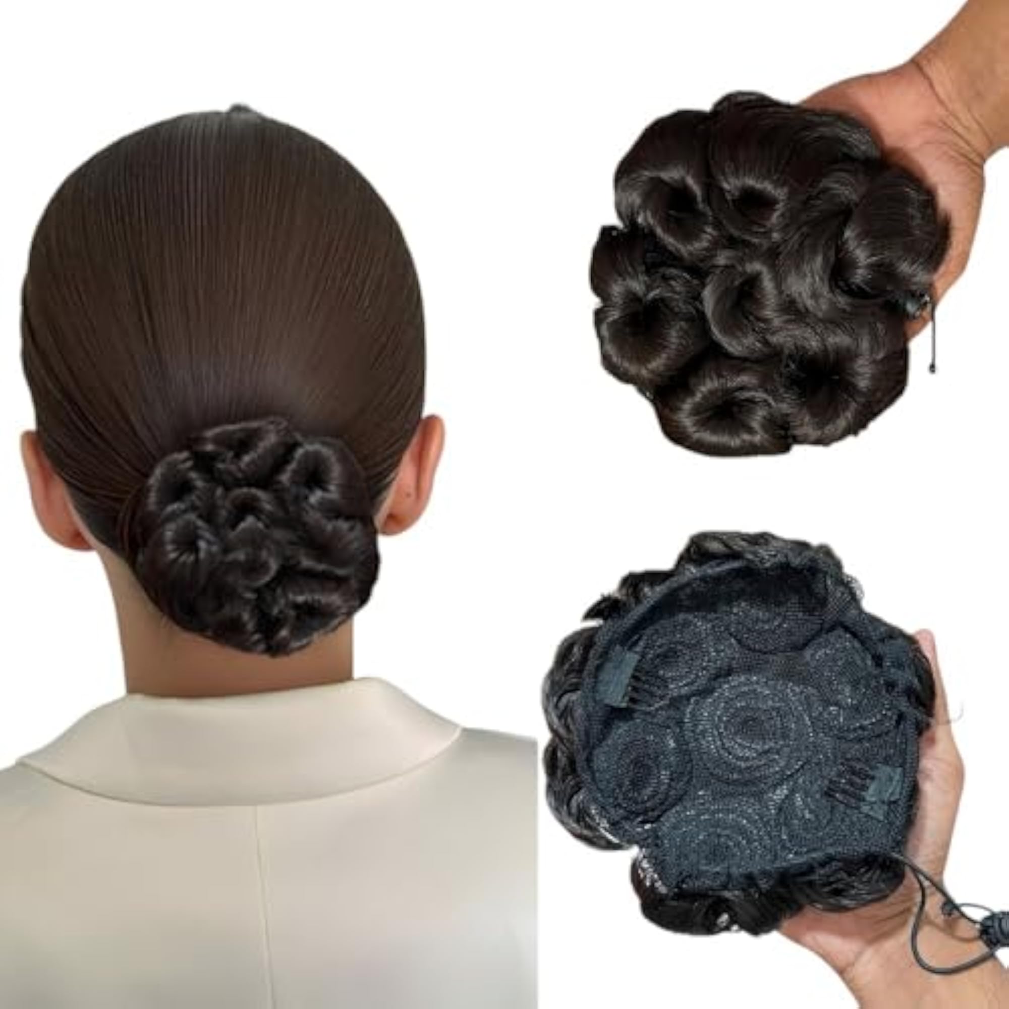Brown Dory Messy Juda Bun Hair Extension