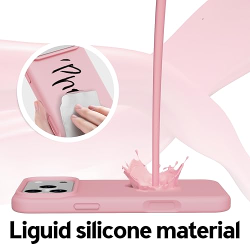 Image of iPhone 17 pro Max /18 pro Max Case Silicone(Rose Pink)