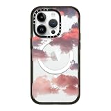 CASETiFY インパクト iPhone 14 Pro ケース [MIL規格準拠 (4x MIL-STD-810G)/2.5mからの落下試験をクリア/MagSafe に対応] - Clouds (Red) - ブラック