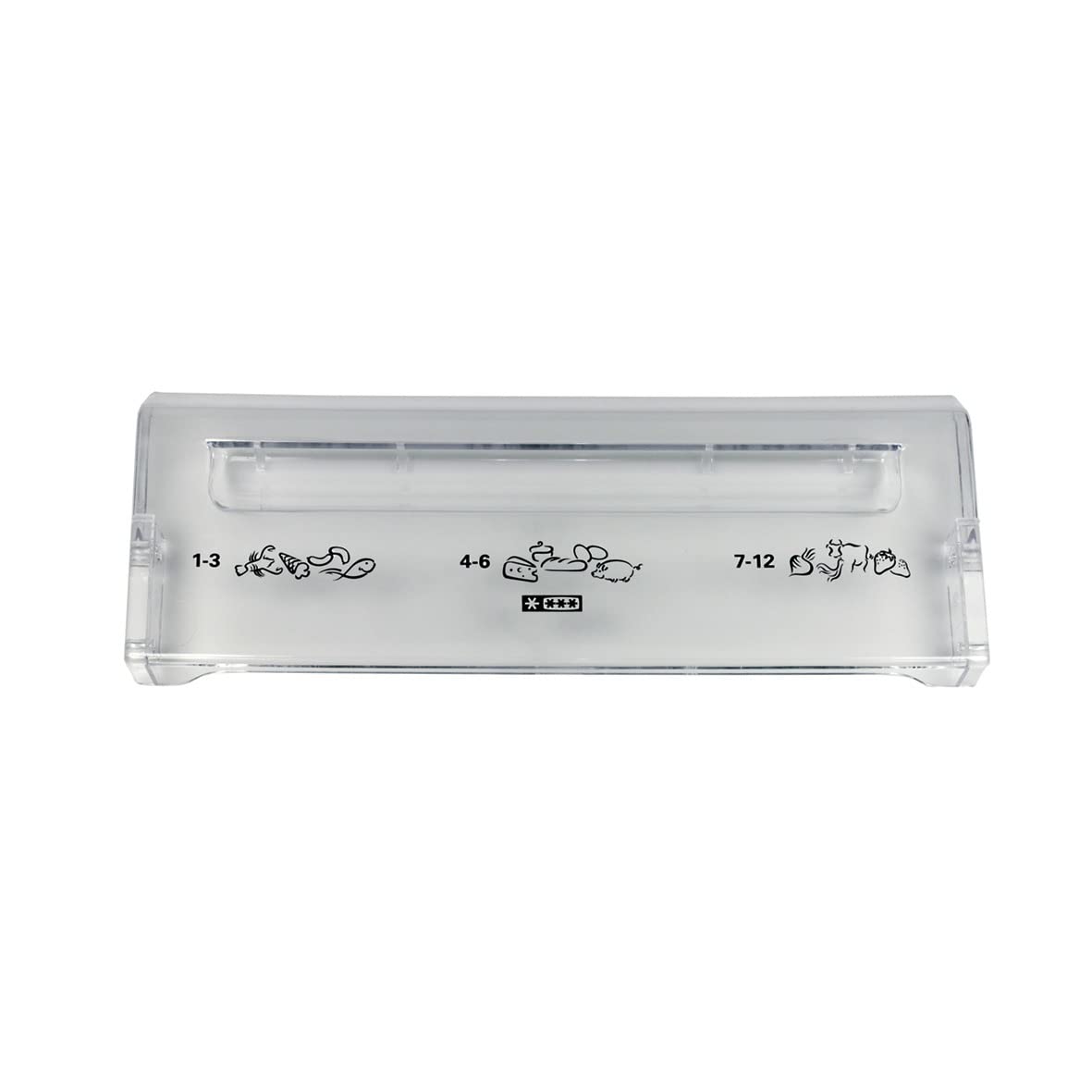 Gefrierfachklappe Frosterfachklappe Klappe für Kühlgefrierkombination Gefrierschrank Gefriergerät ORIGINAL Electrolux AEG 224407217/5 passend auch Zanker Progress Küppersbusch Rex Zoppas uvm