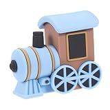 HANABASS Trencitos De Juguete Adornos Para Trencitos De Dibujos Animados Decoración Para Tartas De Bebé Tren Ferroviario Suministros Para Fiestas De Cumpleaños Decoración