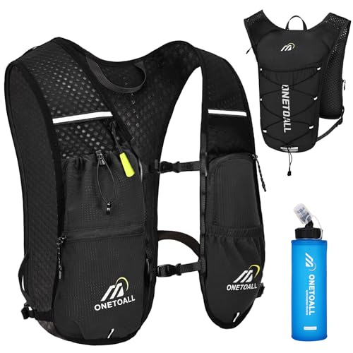 ONETOALL Mochila de Hidratación 2L para Bicicleta, Mochilas de Ciclismo, Mochila de Agua Ultraligera&Deportiva, para MTB, Camping y Montañismo al Aire Libre