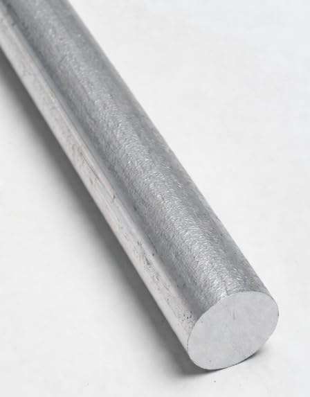 6061 Aluminum Round Rod, 3/8 Inch Diameter x 6 Foot Long - 6061-T6 Aluminum Bar Stock, Mill Finish
