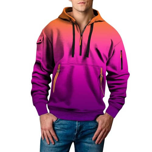 Sudadera de hombre con estampado 3D flores dinámicas tejido softshell y protección solar