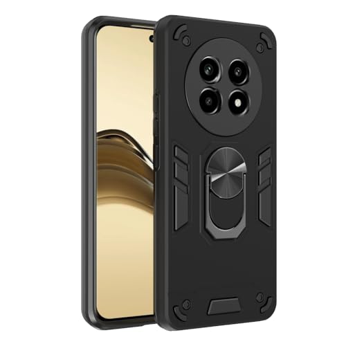 Image of NDCOM for Realme 14 Pro Lite 5G Back Cover | Premium Protective Realme 14 Pro Lite Back Cover | Ring Holder Case