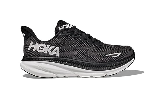 Image of Hoka Men's Clifton 9 Black /White 13 Medium