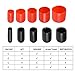 uxcell 50pcs Round Rubber End Caps 1/8