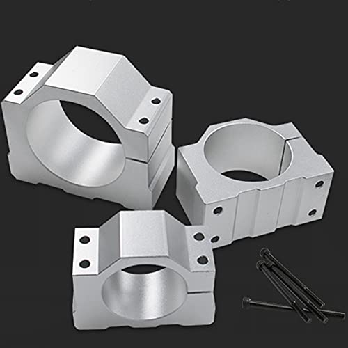 Jkjhbhged 1Pcs Spindle CNC Milling Machine Motor with 4 Screws Spindle Clamp Mounting Bracket 65mm