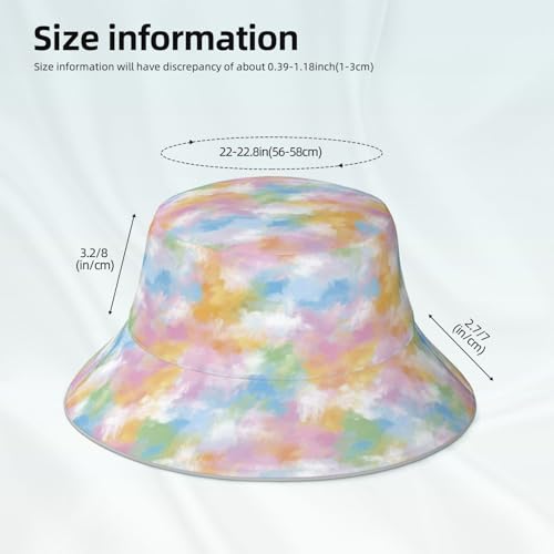 Image of Bucket Hat Double-Side-Wear Reversible Sun Hat Beach Travel Hiking for Women Men