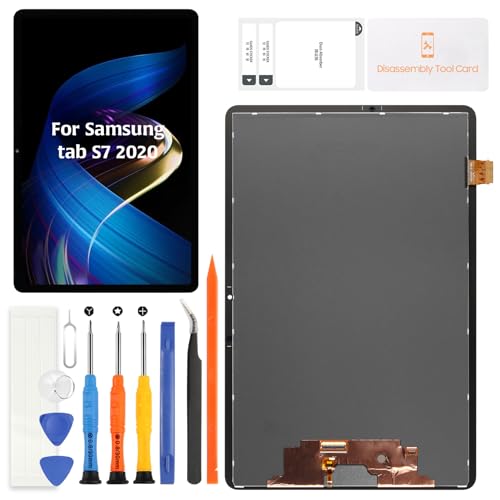 Reparar pantalla rota de Samsung Tab S7 con este kit LCD SM-T875 de 11 pulgadas y herramientas