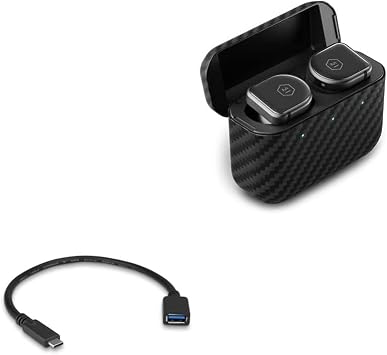 BoxWave Cable Compatible with Master & Dynamic MW08 - USB Expansion Adapter, Add USB Connected Hardware to Your Phone