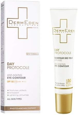 DERMEDEN DAY PROTOCOLE ANTI-AGEING EYE CONTOUR CREAM SPF50 15ML
