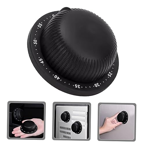 DIYEAH 4 Stück Küchenuhr mechanisch Kind Magnetische Timer zum Kochen Pomodoro Timer für Küchentimer magnetisch Eieruhr zum Kochen von Eiern Studienzeitgeber Plastik Black – Bild 8