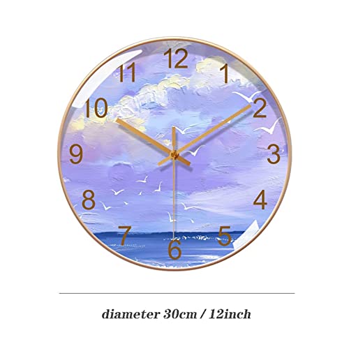 Horloge murale silencieuse à mouvement quartz créative pour la maison - 3