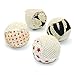 Ipetboom Non-Harmful 5cm Canvas Cat Toys Ball Interactive Toy for Kitten 4 Pack Cat Scratch Board Kitten Scratch Board Keep Cat Entertained