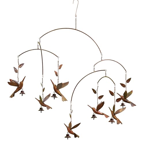 Ancient Graffiti Flamed Hummingbird Mobile