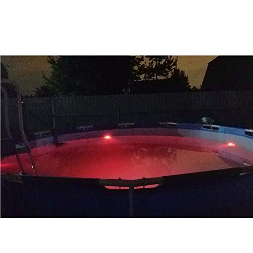 Submersible Led Lights Hot Tub Lights 2.8" Battery Powered10 Rgb Leds 16 Colors Changing Waterproof Underwater Lights With Ir Remote For Wedding Home Party Aquarium Base Fish Tank Hookah Tank(2Pcs) #TOP5