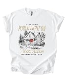 Porch Light On Folk Indie Music Fan Shirt Vintage Cabin Tour 2026 Concert Women Gift Top Songwrit(-White-Adult XL)