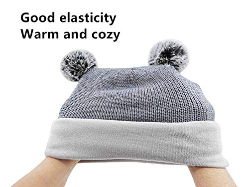 Image of Baby Girls Boys Winter Hat Scarf Kids Earflap Hood Scarves