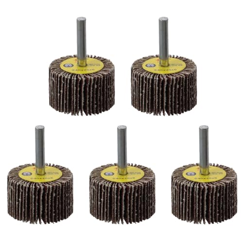 Flap Wheels Shank Mounted Sanding 5PCS 25mm/40mm Shank Abrasive Flap Wheel Sander,Flap Sanding Wheels