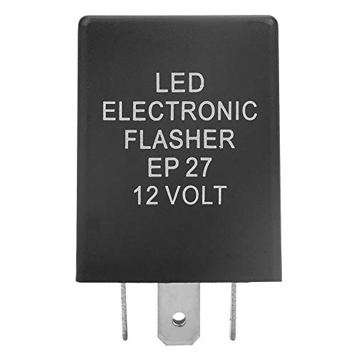 EP27 5-Pin LED Flasher Flash Relay for Turn Light Hyper Flash Fix 12V Electronic Turn Signal Blinker Relay Compatible with 1994-2009 (FL27)