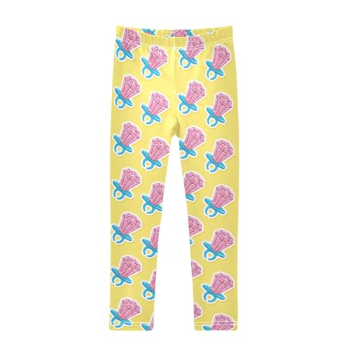 Girls Leggings Funny Children Lollipop Ring Pop Toddler Girls Clothes Leggings for Girls Toddler Girls Leggings 3-4T