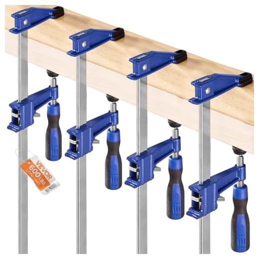 VEVOR 4-Pack Bar Clamps for Woodworking