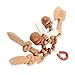 QWUUYEC Peach Wood Sword Amulet, Fashion Good Luck Protection, Keychain and Cell Phone Pendant - Wards Off Evil Spirits, Lightweight Durable, Multipurpose Use
