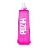 Presentado en caja Individual Soft Flask Rosa Pozik 250ml. - Bidón Flexible para Trail Running, Senderismo