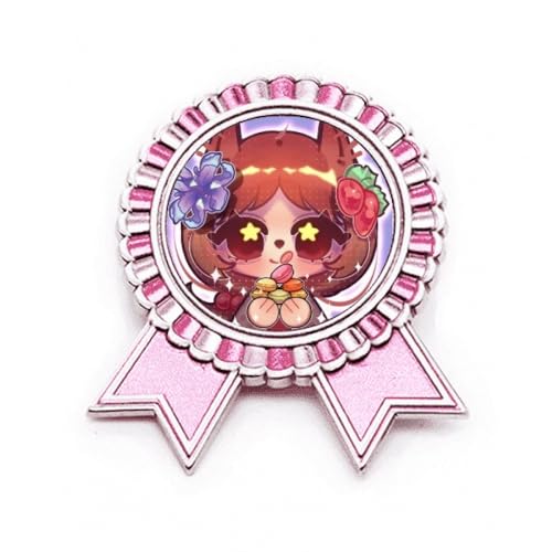 Broche Écureuil France et macaron rose pour sublimer vos tenues