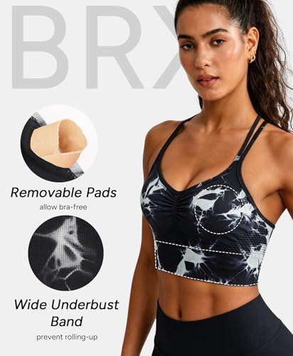 Image of BRXL Sports Bras for Women Crisscross Back Workout Gym Sport Bra