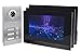 Produktbild GVS 4-Draht/IP Video Türsprechanlage, Unterputz-Türstation IP65, 3X 10' Monitor, App, HD-Kamera 115°, Türöffner-Fkt, 32GB Speicher, PoE-Switch, 3 Familienhaus Set, AVS2071U
