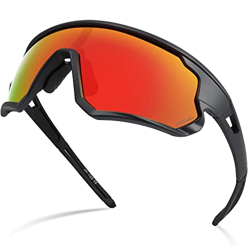 FMY Polarized Cycling Glasses for Men Women, UV400 Protection Sports Sunglasses for Baseball Running Fishing Golf