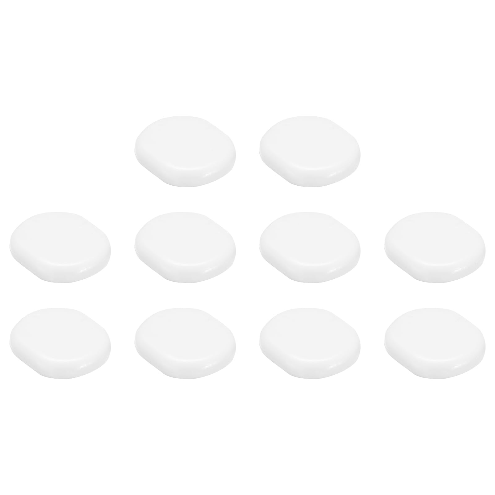 uxcell Earring Pads, 200pcs - Silicone Clip-on Earring Backs, Comfort Clip-On Earrings Cushions(White,15x12mm)