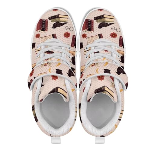 SYtrade Sneaker for Girls School Single Buckle Sports Gym Shoes White Sole2