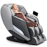 Massage Chair, 3D Massage Chair Full Body, Zero Gravity Shiatsu Recliner W/Heating, SL Track, Wireless Charger, Bluetooth Speaker, Foot Rollers, 12 Auto Modes Air Compression