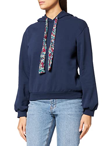  Naf Naf Dreamy Sweat, Bleu Marine, XS Femme