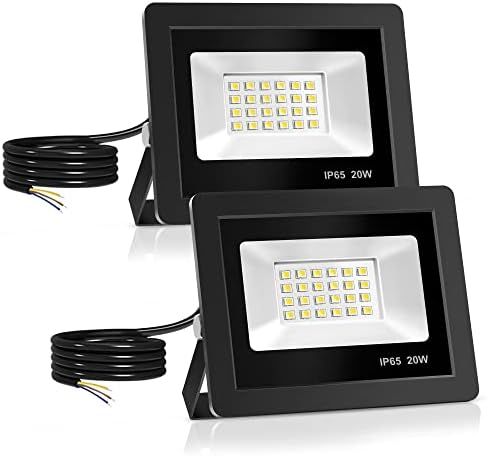 Realky 20W Projecteur LED, Spot LED avec 24 LEDs Eclairage Exteri...