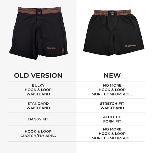 Sanabul Essential MMA Shorts for Men Boxing No Gi Jiu Jitsu Grappling BJJ Shorts4