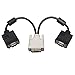 Tripp Lite P120-001-2 Adapter/Splitter Cable - DVI-A M to (x2) HD15 F