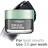 L'Oreal Paris Skincare Pure Clay Face Mask with Charcoal for Dull Skin to Detox & Brighten Skin, Clay Mask, at home face mask, 1.7 oz.