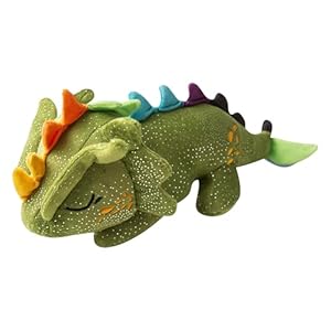 SnugArooz Drowsy The Dragon Crinkle & Squeak Dog Toy with Repair Patch Eco-Friendly Plush for Engaging – Endless Fun for Your Furry Friend