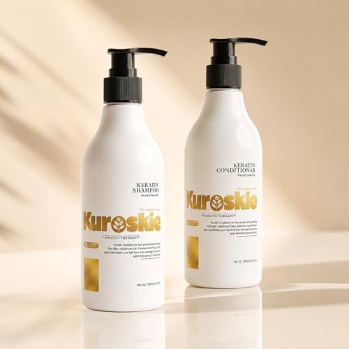 Image of Keratin Smooth Therapy Shampoo & Conditioner Combo | Hair Smoothening Formula | 250ml + 250ml