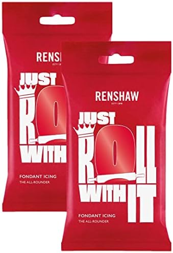 Renshaw Baby Pink Ready to Roll Icing 500g (Multipack 2X 250g)