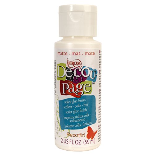 Decoart Americana Decou-Page Paint, 2-Ounce, Matte, (Pack of 6)