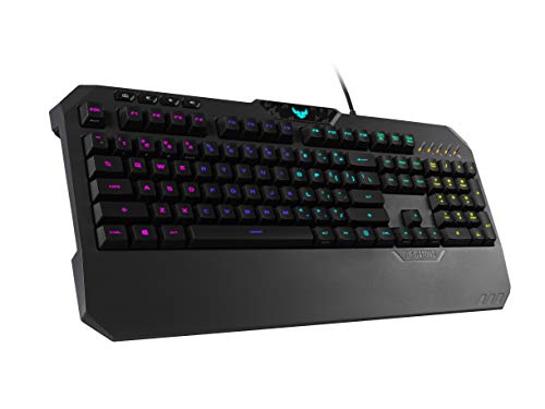 ASUS TUF Gaming K5 RGB keyboard with tactile Mech-Brane key switches, specialised coating for extended durability, spill-resistance and Aura Sync lighting - Image 2
