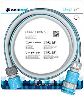 Cellfast Zestaw przyłączeniowy 1,5 m, 1/2", 55-998N